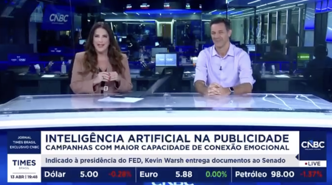 IA aumenta engajamento emocional na publicidade – Entrevista Lucas na CNBC